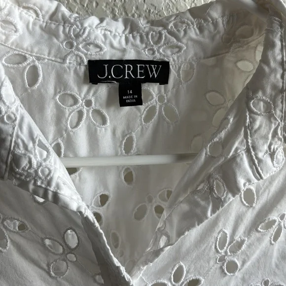 J. Crew Eyelet Button Down - Picture 3 of 5